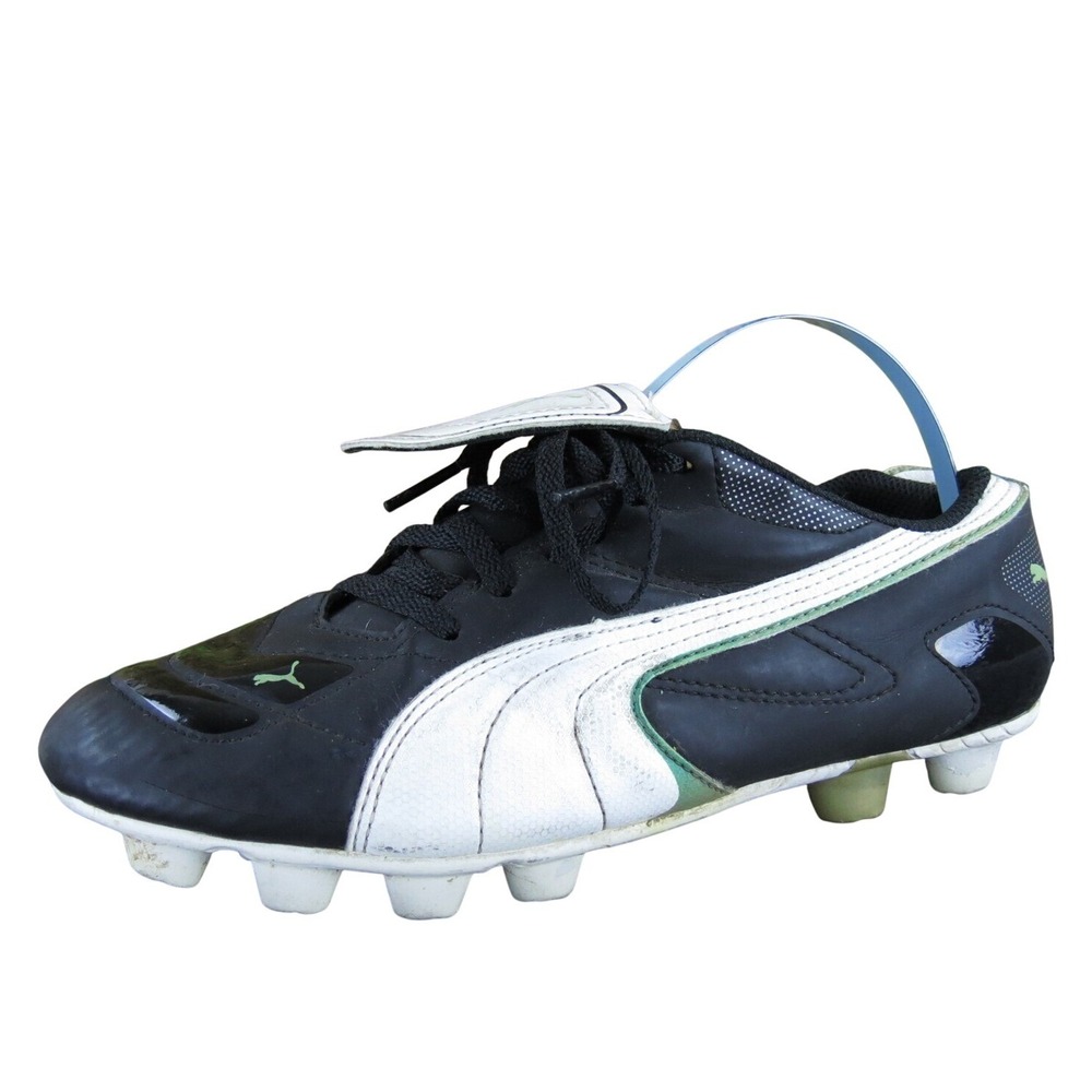 PUMA Sneaker V3.08 I FG Boys Y 6 Medium Athletic Black Synthetic Lace Up